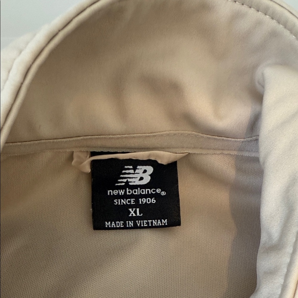 New Balance Beige Windbreaker Jacket - Picture 3 of 13